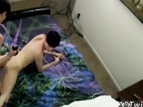 Young Asian boys having raw gay sex while filming it as a POV video.