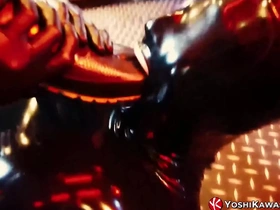 Yoshi Kawasakis hardcore BDSM experience with foot fetish and body art