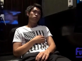 Gay masturbation video with an Asian amateur.