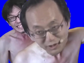 Gay Japanese man enjoys a hot solo scene.