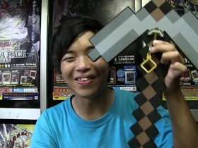 Young Japanese gay guy shows off his body.