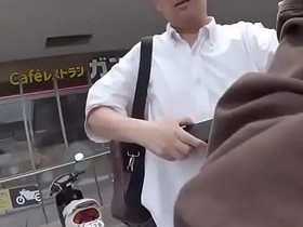 Japanese gay boy’s solo play ends in a facial
