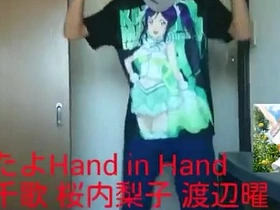 A sexy gay boy dancing solo.