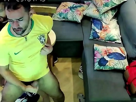 Brazilian soccer player bet his ass and lost, Brazil loses to Uruguay and takes the roll