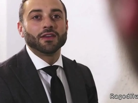 Real estate agent gets the job done with a steamy office encounter