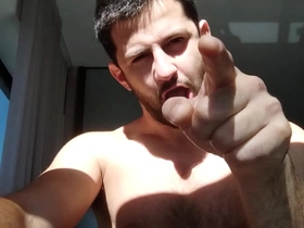 Alpha male's slut training in gay POV with dirty talk