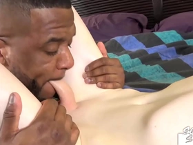 SouthernStrokes Black Micah Martinez gives Jackson Wright a sensual massage