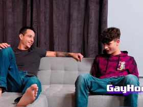 Caught my stepbro in gay porn: a taboo encounter