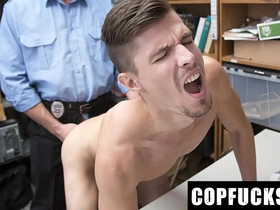 Straight guy's naughty escapade: watch theft and cop encounter